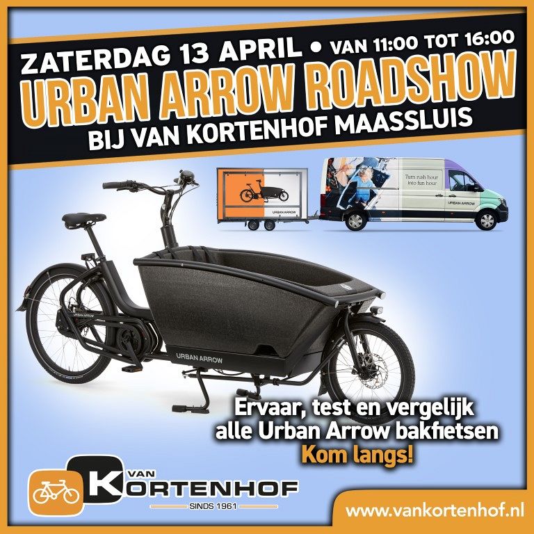 Urban Arrow Roadshow bij Van Kortenhof!
